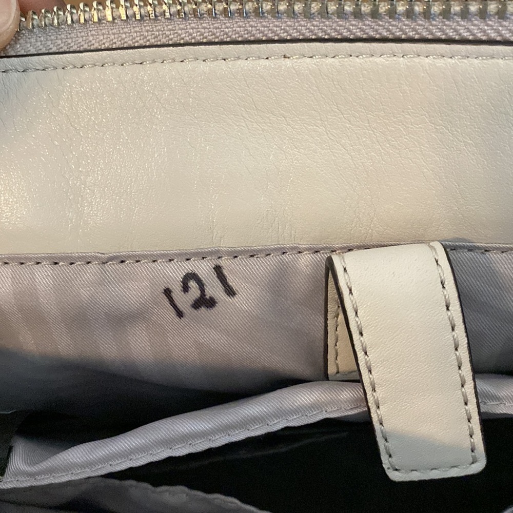 Rebecca Minkoff Bree Large Top Zip Leather Satchel In Putty - Picture 14 of 16